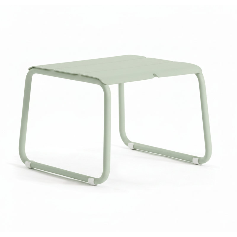 Repose-pieds Corail, Vert pastel, Pas de coussin
