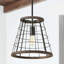 1 - Light Zinc/Wood Single Pendant