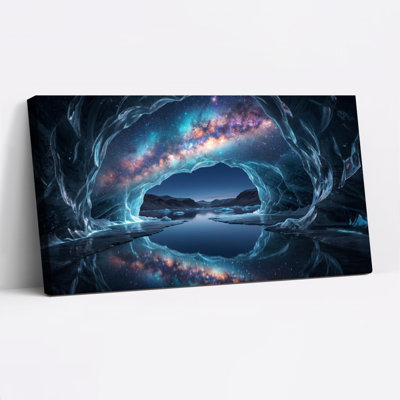 Cosmic Cave Canvas Wall Art Oil Painting Print Set Of 1