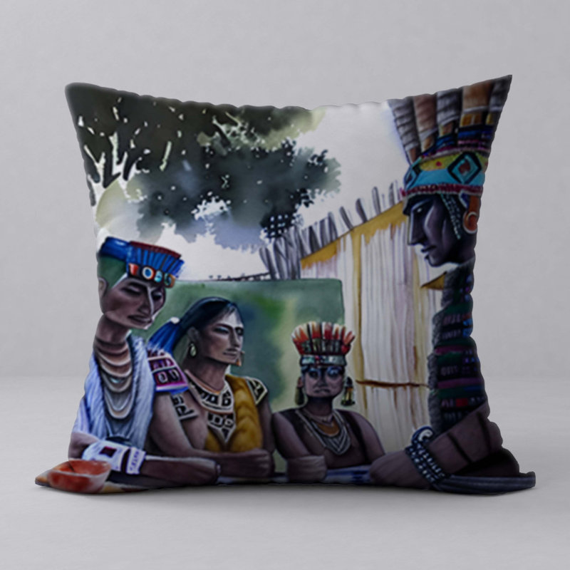 Reversible Throw Pillow