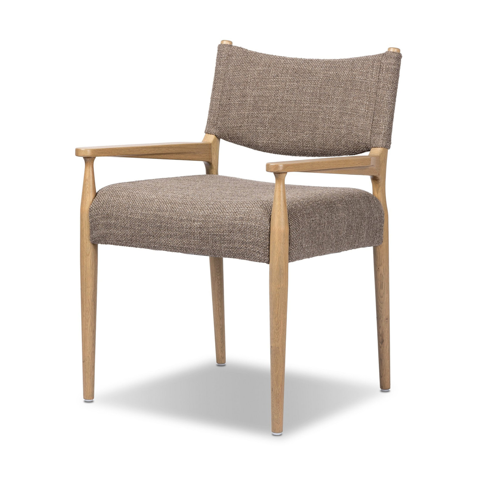 Yokum Dining Armchair, Saxon Mink, Natural Oak