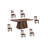 Haleh Solid Wood Dining Table-29093583