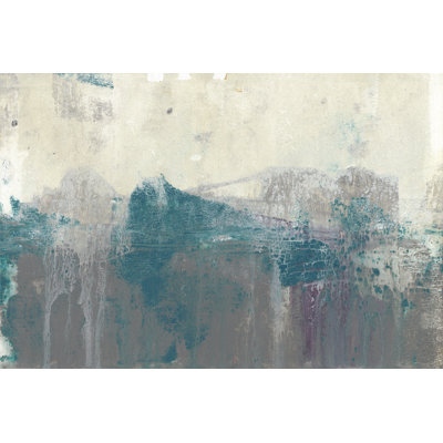Teal Range II by Jennifer Goldberger - Wrapped Canvas Art Prints