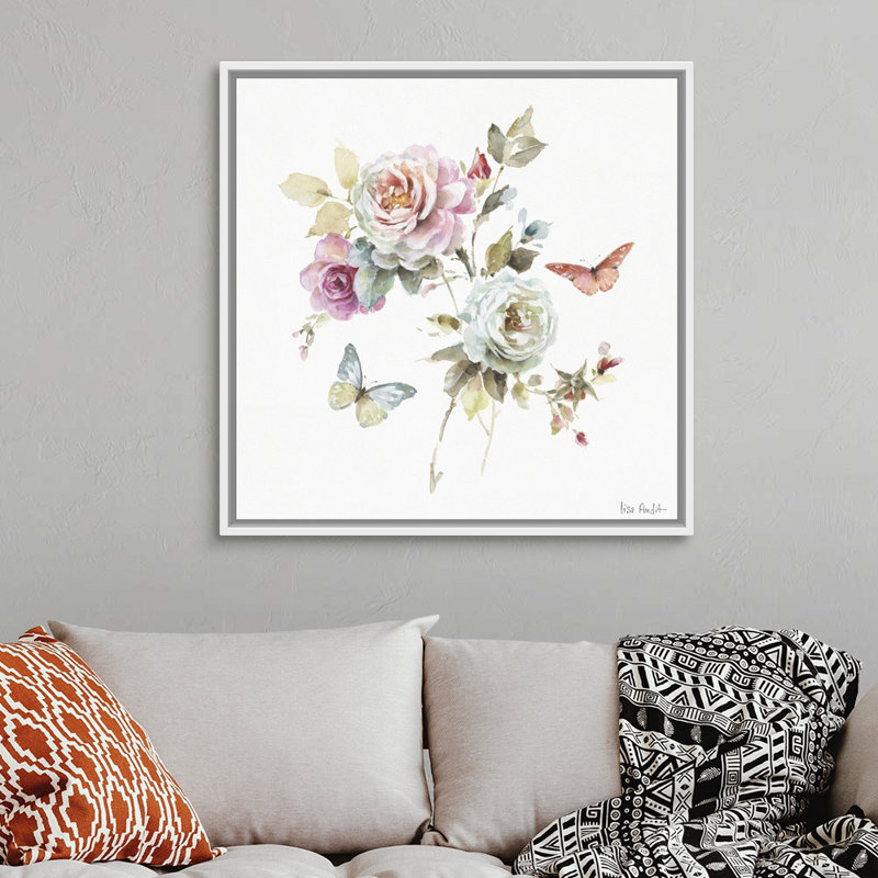 «Beautiful Romance VII» par Audit Lisa - reproduction d'art sur toile, H 38 po x l 38 po x P 2 po, Toile blanche encadrée