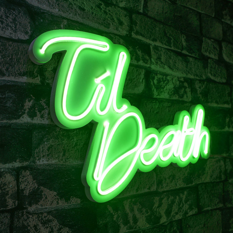 Flexible Neon LED Strip Light, Waterproof IP67, Green, 11 x 17.3 x 0.8 inches | PVC Foam Template, 12V DC, 8W-10W/meter | Built-in Wall Hanging System, Perfect for Home Décor & Party Lighting