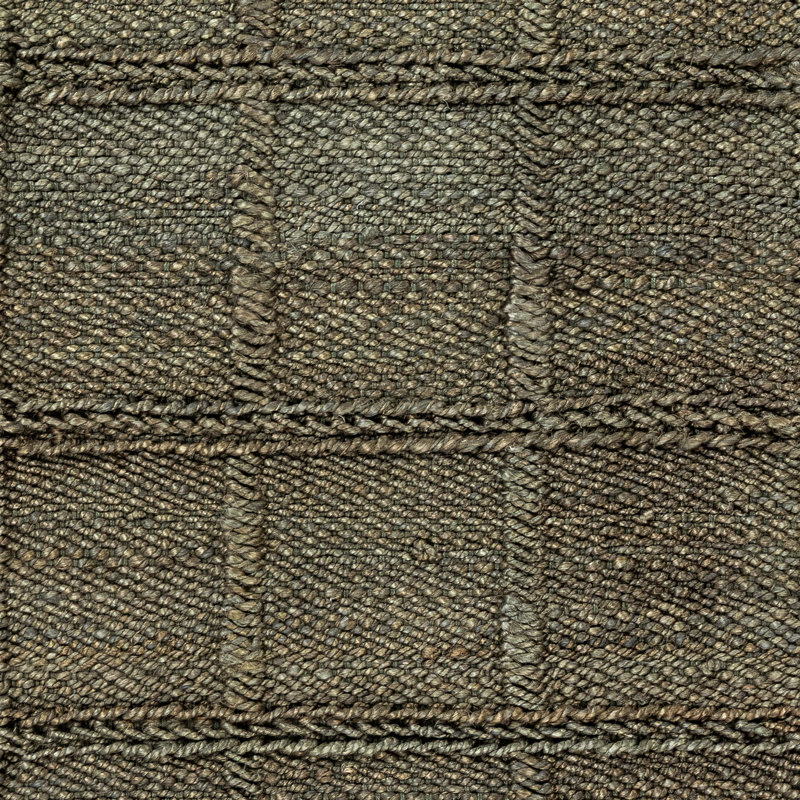 Aberdeen Handwoven Jute Accent Rug, Green, Rectangle 2' x 3'