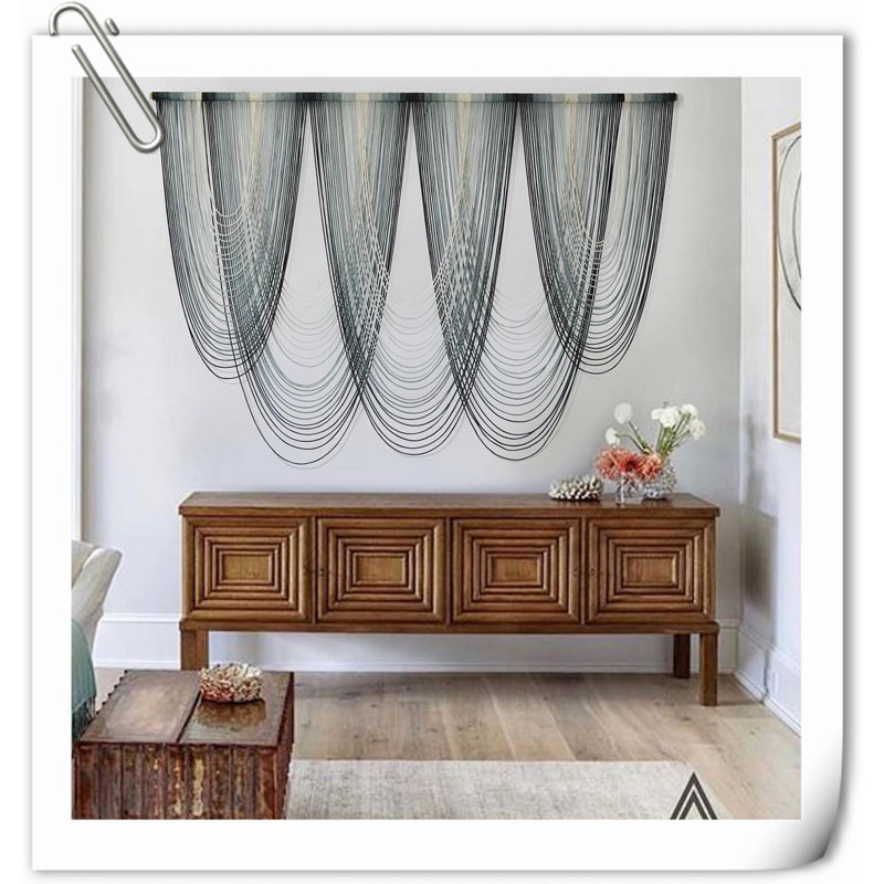 Wall Decor on Fabric, Blue