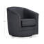 Fauteuil demi-tonneau pivotant en polyester de 75,28 cm de largeur Isabelle-1038849805