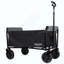 Chariot tout-en-un convertible pliant à 4 roues avec siège et laisse pour chien - Chariot utilitaire pliable robuste pour le camping, la plage, le magasinage - Siège polyvalent et espace de rangement-123263000