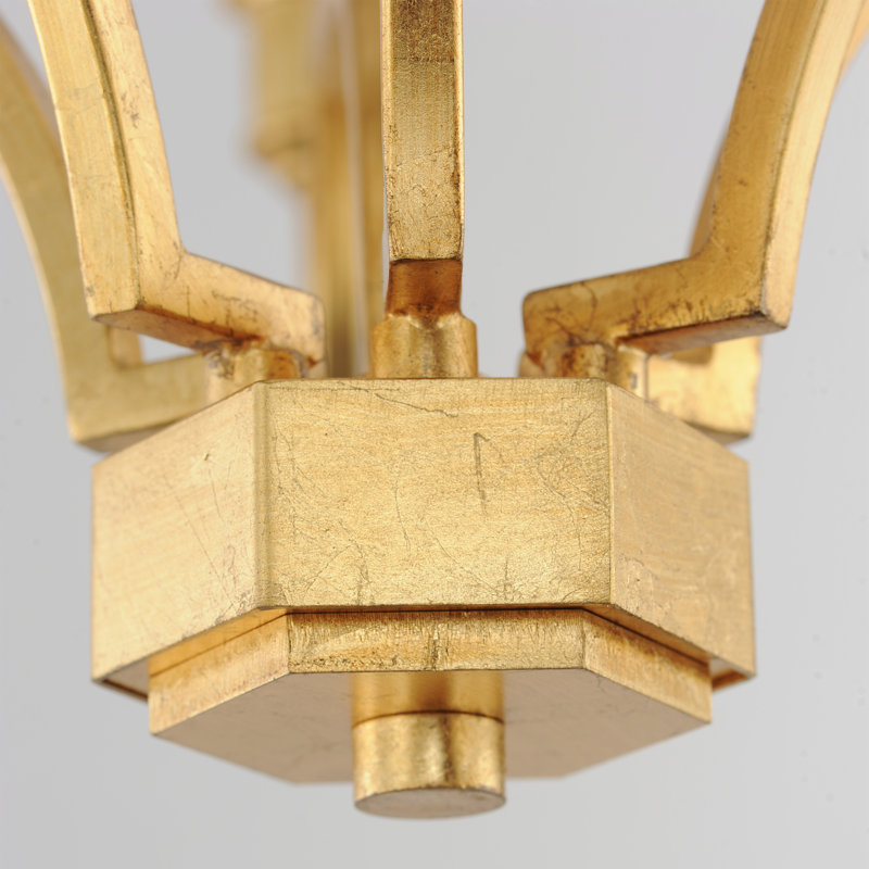 Kristofer 6 - Light Steel Dimmable Classic / Traditional Chandelier