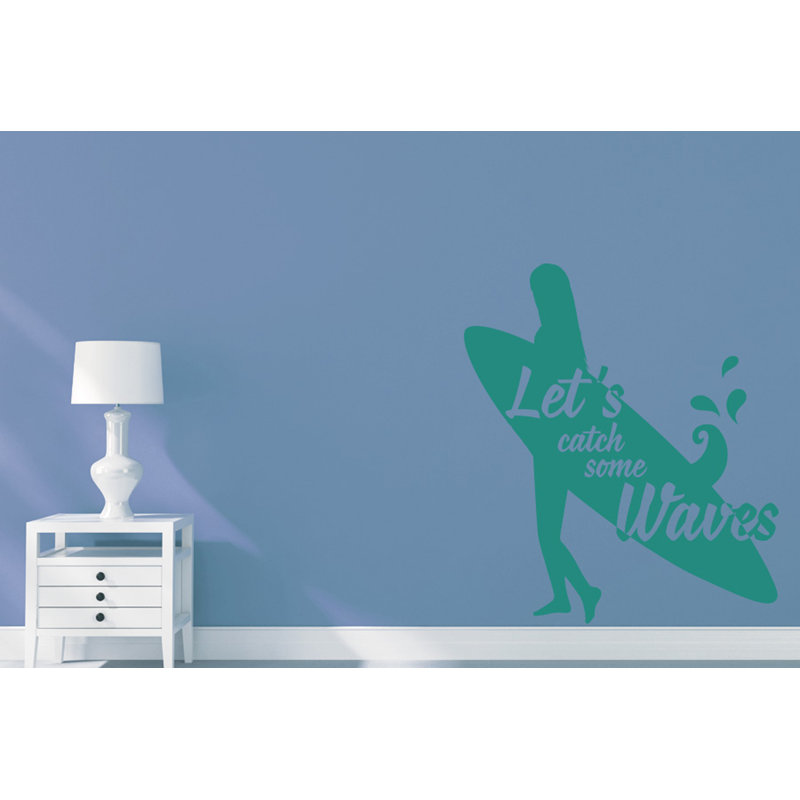 Nautical & Beach Wall Decal, Aqua Green