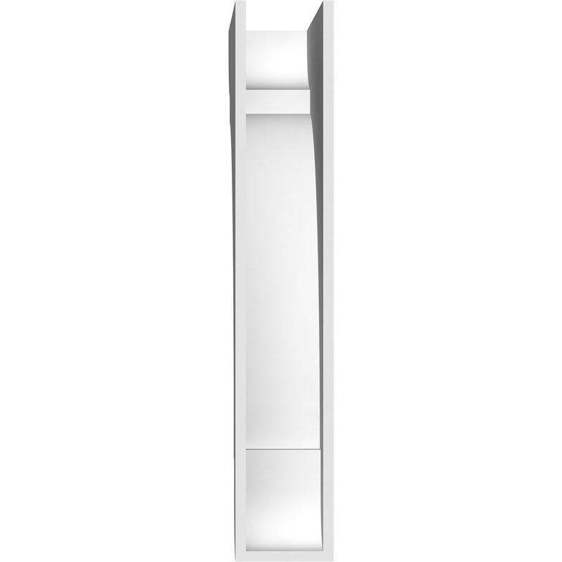 3"W x 10"D x 20"H Standard Olympic Architectural Grade PVC Corbel, 20"H x 3"W x 10"D