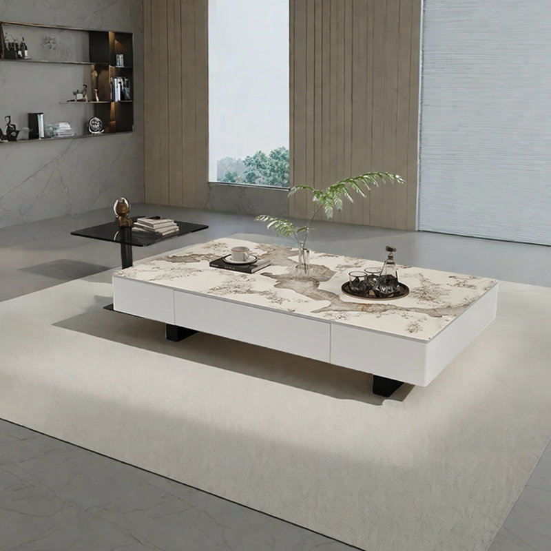 Creative rectangular SLATE coffee table