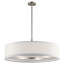  Lustre tambour 5 lumières à abat-jour-1913290233