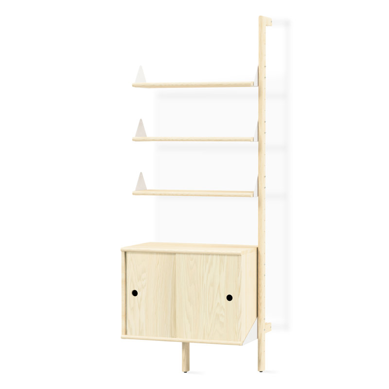 Branch Storage Unit Add-On, White/Blonde
