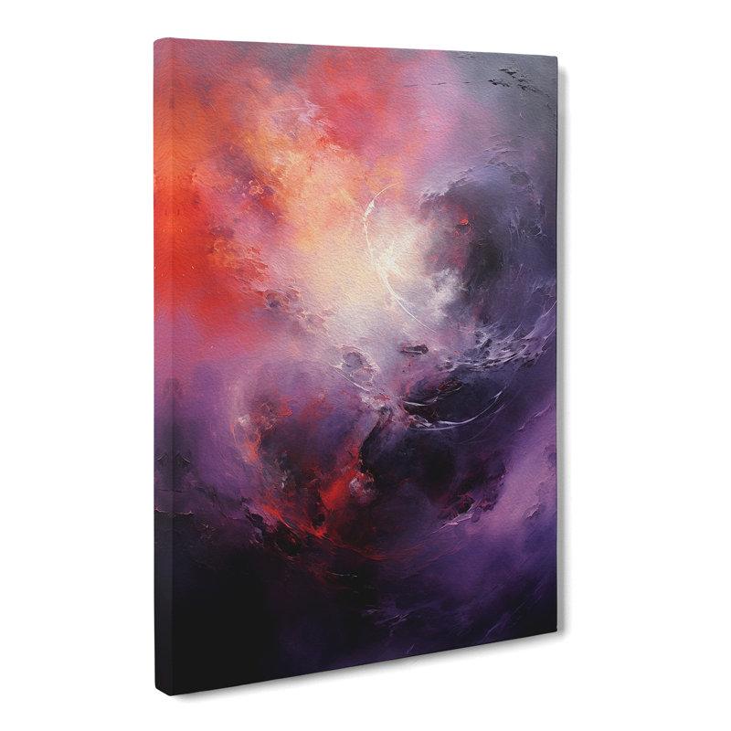 Galaxy Gestural No.2 - Wrapped Canvas, 60cm H x 40cm W x 3cm D