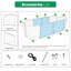Lit de jardin surélevé en métal 12 po de hauteur 12 po (paquet de 2), boîte à fleurs ovale en métal 4 x 2 pi pour planter des légumes-131375235