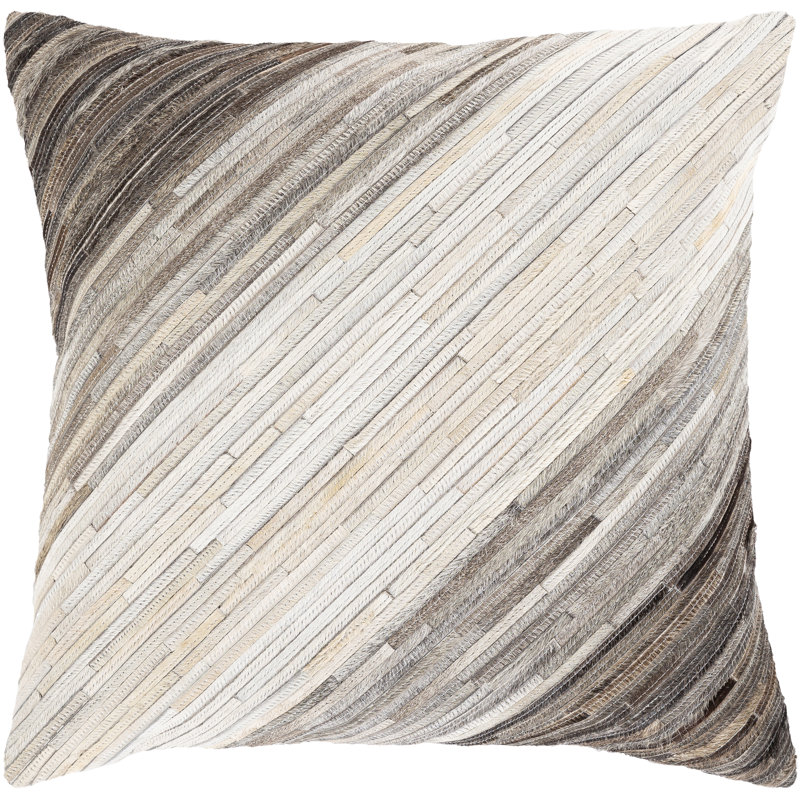 Zander Striped 0.2'' Throw Pillow Cover