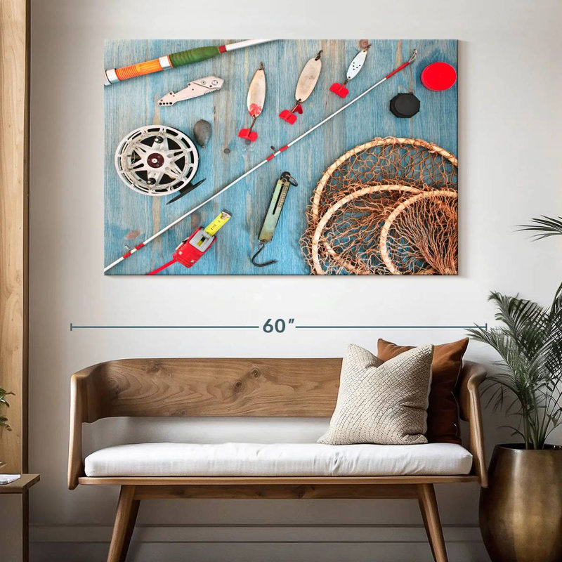 Outils de pêche Senne, H 34 po x l 51 po