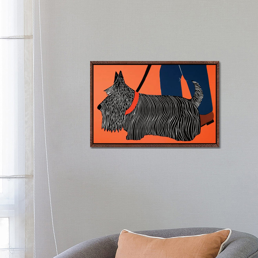 Dogs Can Heel von Stephen Huneck - Galerie-verpackte Leinwand Giclée auf Leinwand