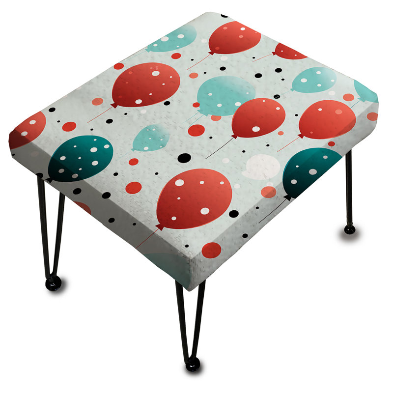 Playful Polka Dots - Polka Dots Rectangle Ottoman