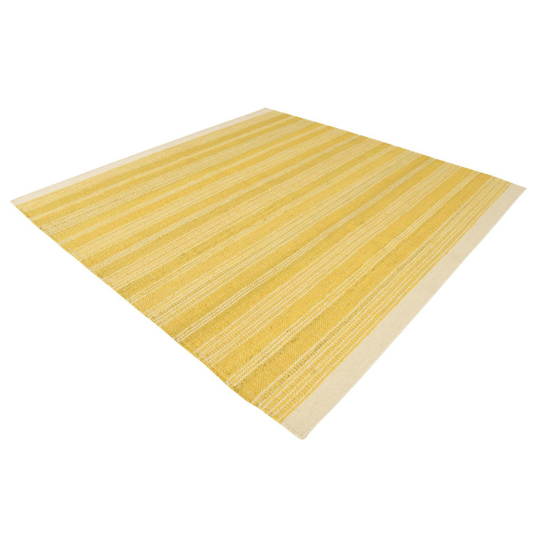 Striped Indoor Rug, Square 10'