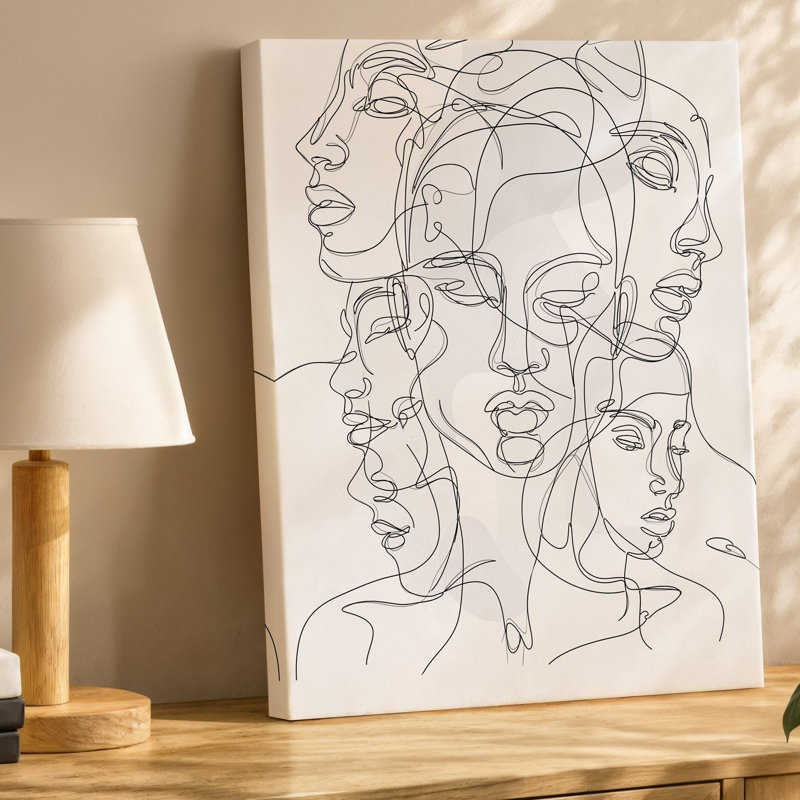 Reproduction d'art sur toile, "Abstract", H 9 po x l 12 po