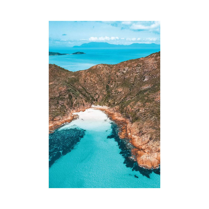 Secluded Island Bay by James Vodicka - Wrapped Canvas Gallery-Wrapped Canvas Giclée, 20.32 cm H x 30.48 cm W