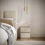 30cm W Manufactured Wood Bedside Table