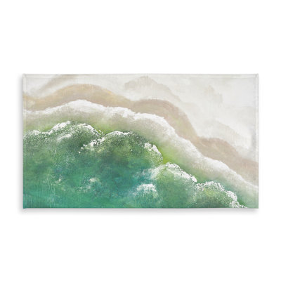 Turquoise Sea Tablecloth - White Indoor/Outdoor Home Decor