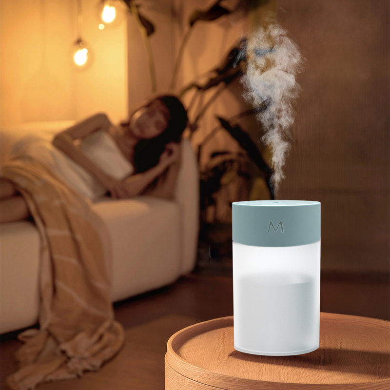Mini-purificateur d'humidification de nuit, Blue