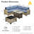 Outdoor Sofa 7-piece Set With Stove-1527657446
