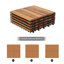 Zariah 11.8'' L x 11.8'' W Solid Wood Tile-1111332183