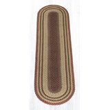 Shalon Burgundy/Gray/Crème Braided Area Rug