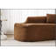 Chaise longue en chenille moderne avec assise profonde, canapé-lit convertible pour petits espaces et pièces multifonctionnelles-1444809551