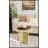 Glod Beige Natural Marble Coffee Table-1296709615