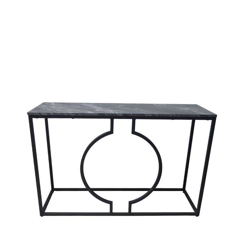 Ashwina 120cm Rectangular Console Table for Living Room Furniture, Modern Metal Hallway Table
