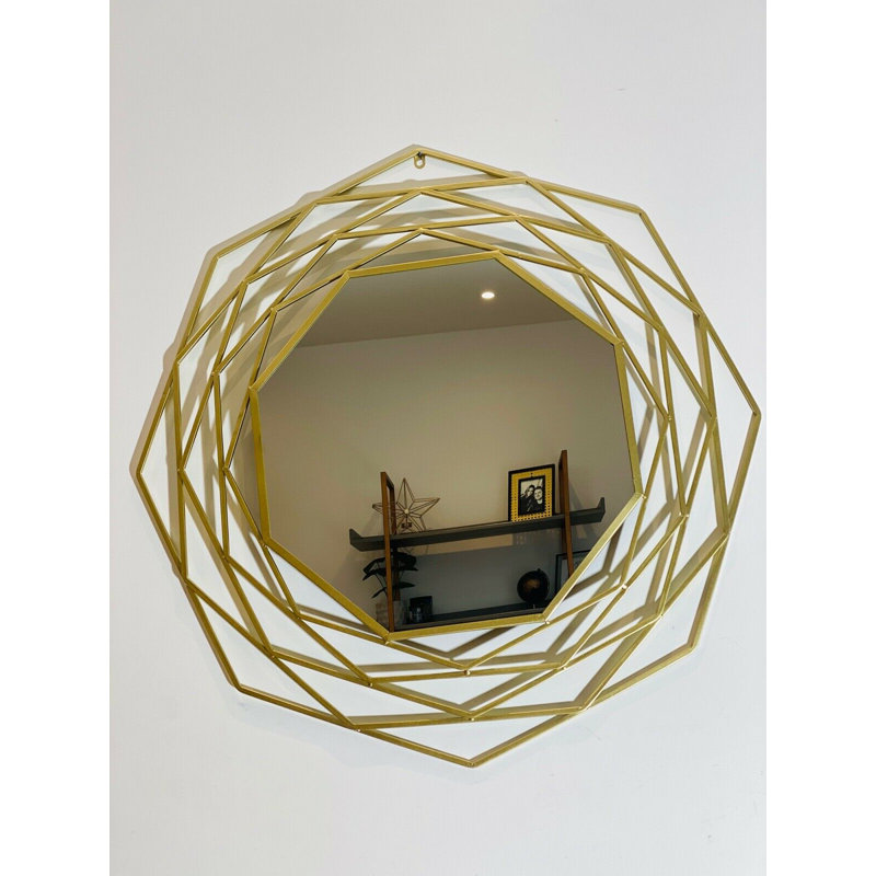 Rowley Metal Flat Wall Mirror