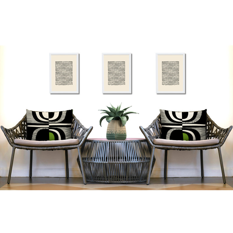 Chamu Polyester/Polyester Blend Lumbar Rectangular Indoor/Outdoor Pillow Cover & Insert, Chartreuse, 14"H x 20"W