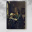 «The Astronomer - Gallery», toile tendue par Johannes Vermeer-1512589522