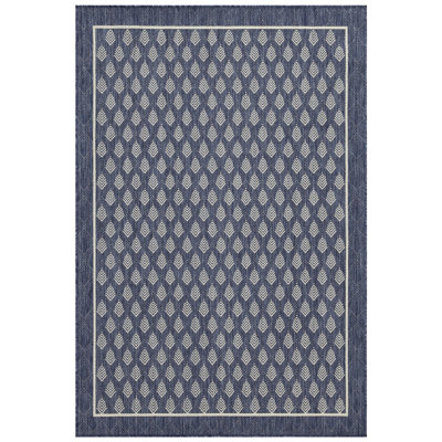 Blue Area Rug For All Spaces - 7ft. 10in. X 10ft. 3in. Sunshine Gchar2007, Polypropylene, Stain Gchar2007 Mat 3in., And Easy To Maintain