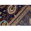 Hand-Knotted High-Quality Blue and Yellow Area Rug