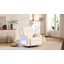 Fauteuil inclinable à bascule pivotant surdimensionné de 37,8 po avec chaleur et massage-922212331