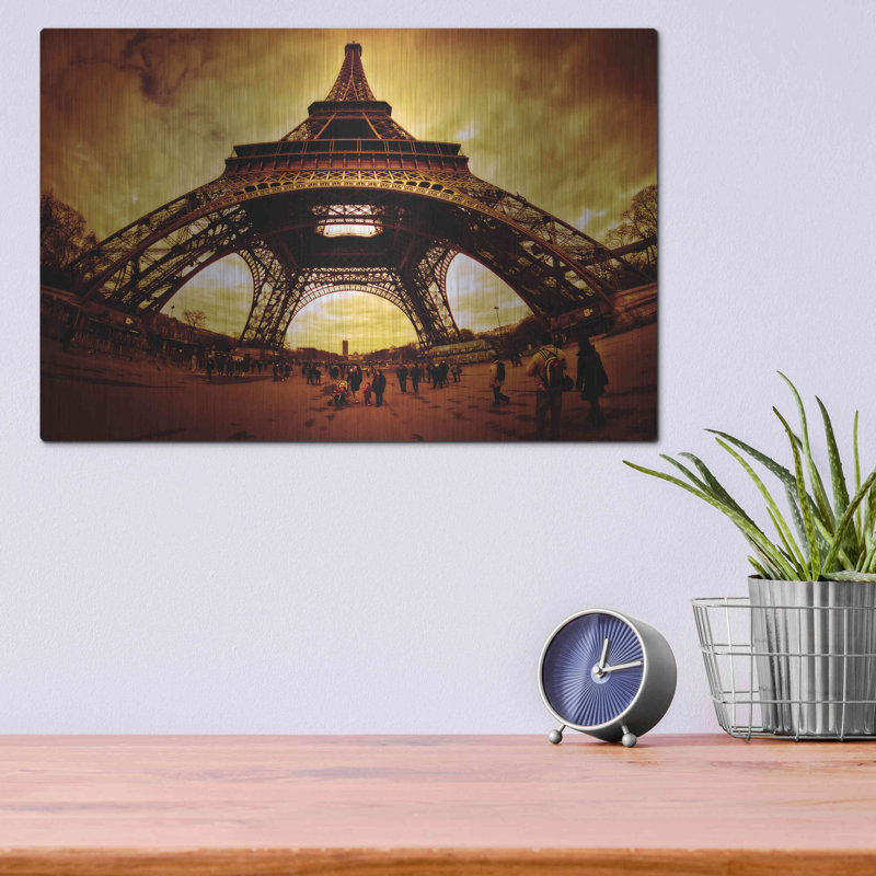 " Eiffel Apocalypse Colour " by Sebastien Lory, 12" H x 16" W