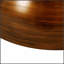 Table basse moderne en métal martelé, avec un design en forme de sablier et un dessus à rebord, pour des espaces de vie élégants.