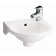 Barclay Rosanna 11.88'' Vitreous China U-Shaped Bathroom Sink with Overflow
