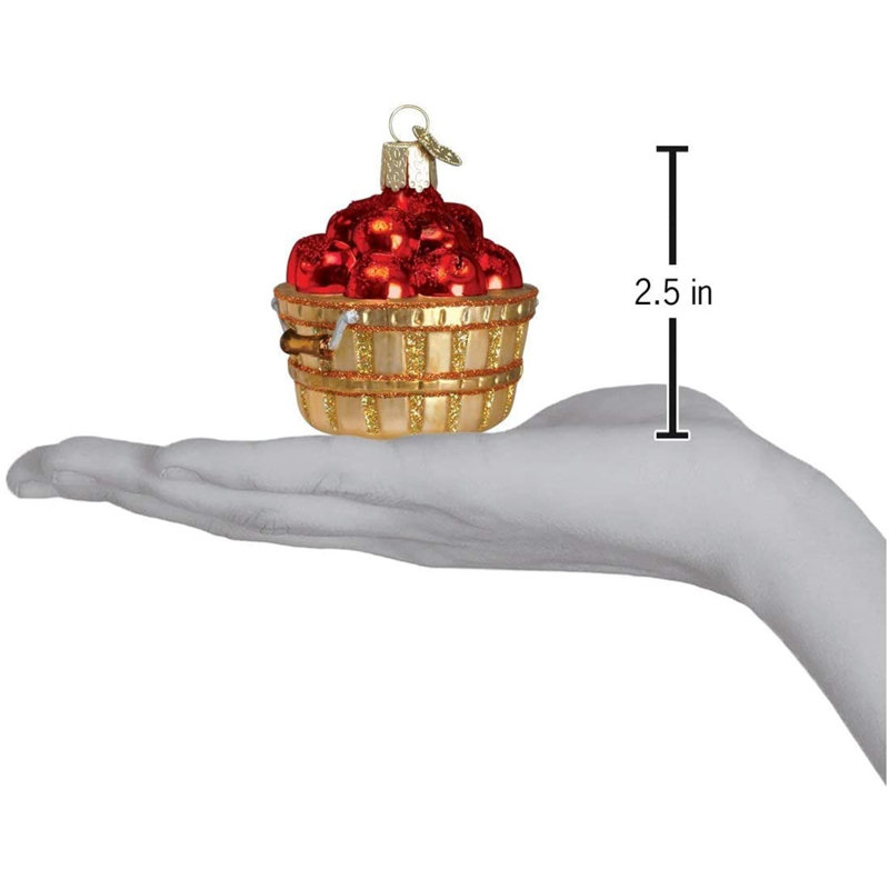 Ornement figurine suspendue apple basket