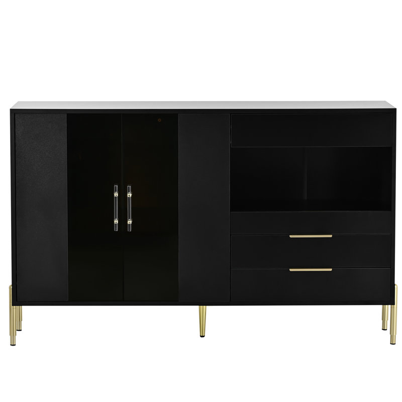 Armoire d'appoint Megale, Noir
