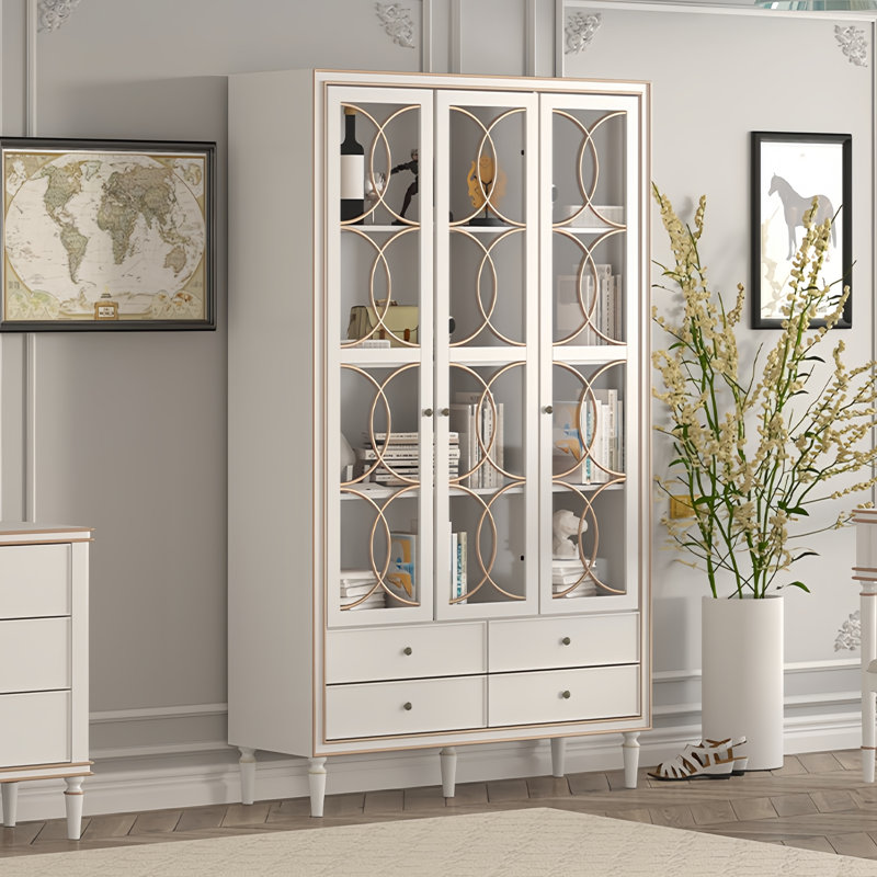 American-style Light Luxury Design Display Cabinet