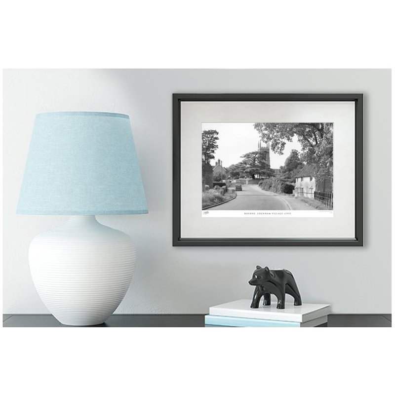 Bourne, Edenham Village C1955 - Single Picture Frame Print, 48.4cm H x 63.6cm W x 2.3cm D